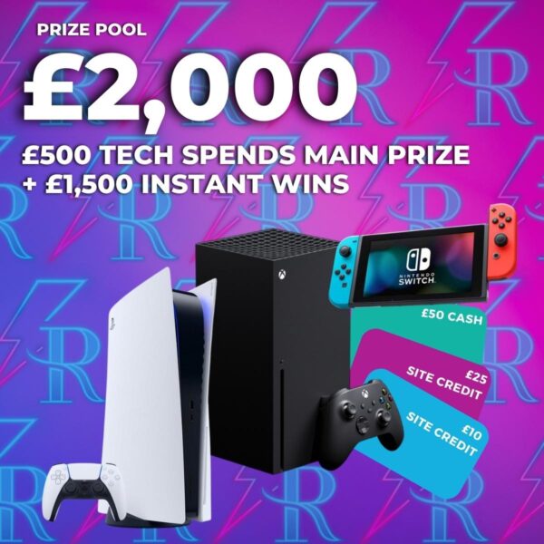 £2,000 Prize Pool! £500 Spends + Instants