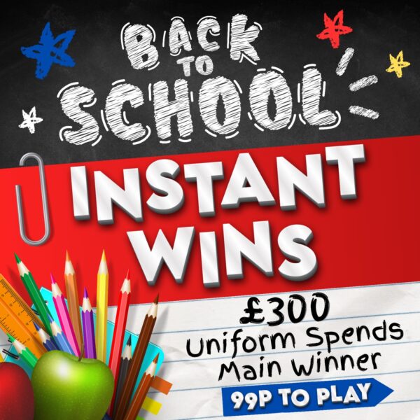 Back to School ✏️ INSTANT WINS ✏️